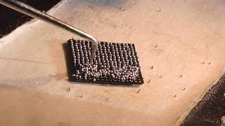 BGA reballing and soldering Xilinx IC How to reball without BGA stencil [upl. by Ennael]