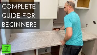 How To Install Laminate Countertops  Step By Step [upl. by Attesoj810]