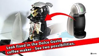 Leak fixed in the Dolce Gusto coffee maker See two possibilities [upl. by Scevor271]