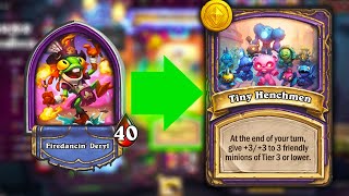 Perfect Quest Reward for Dancin Deryl  Rdu Hearthstone Battlegrounds [upl. by Eimam877]