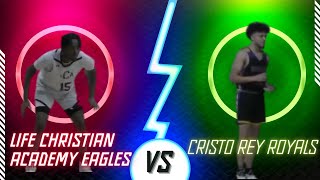 Life Christian Academy Eagles vs Cristo Rey Royals Varsity Boys Basketball Team 2162023 [upl. by Fates223]