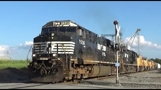 NS 192 w Lancaster amp Chester exUP SD70Ms in Waynesboro GA 9124 [upl. by Aseeram]