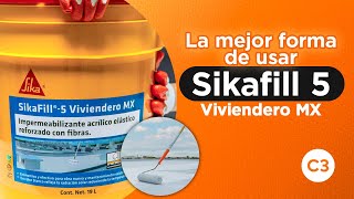 La mejor forma de usar Sikafill 5 Viviendero MX [upl. by Keener742]