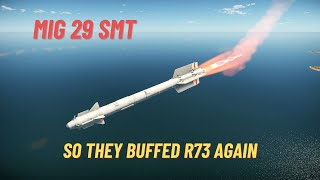 IMPROVED R73 vs FLARES  MIG 29 SMT  War Thunder Dev [upl. by Suryc]