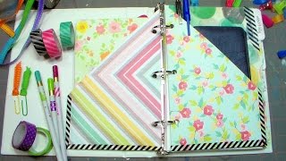 Cheap DIY Planner Tutorial [upl. by Ayarahs812]