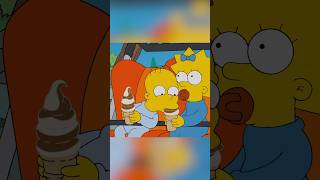 Maggie’s Ice Cream Snatched by Jr 🍦thesimpsons homersimpson maggiesimpson shorts [upl. by Illah]