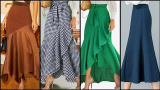 sweet elegant plaid flounce high waisted skirt style for business womens 2024 [upl. by Therine107]