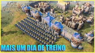 BATALHA MORTAL GAMEPLAY NO AGE OF EMPIRES IV  AO VIVO [upl. by Aryc258]