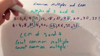 LCM and Common Multiples  Corbettmaths [upl. by Acinomal]