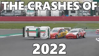 The Crashes of 2022Highlights  UK Motorsport Action [upl. by Eninej]