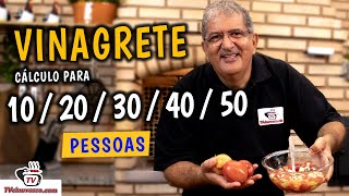 Como Fazer Vinagrete para 50 Pessoas  TvChurrasco [upl. by Aicatsanna]