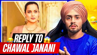 REPLY TO CHAWAL JANANI😡  KANGANA RANAUT AGAIN TALK SHIT ABOUT FARMERS [upl. by Llerahs]