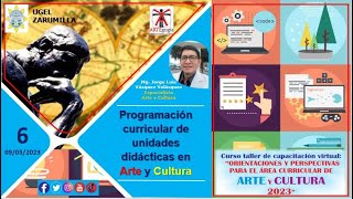 Orientaciones y perspectivas en Arte y Cultura  Día 6 09032023 [upl. by Thaxter623]