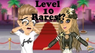 MovieStarPlanet  Getting Rares from Leveling Up [upl. by Imar280]