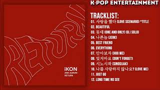 Full Album iKON  RETURN  The 2nd Album — TRACKLIST [upl. by Trebor]