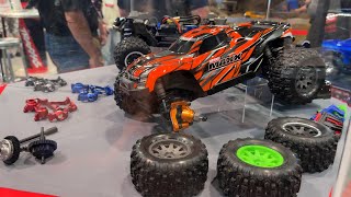 Traxxas Booth at Sema Show 2024  New Goodies Mini Maxx and Jato 4x4 [upl. by Eve115]