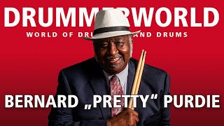 Bernard quotPrettyquot Purdie The Actual Purdie Shuffle  2022  bernardpurdie drummerworld [upl. by Tnahsarp]