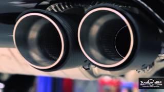 BMW M4 F82 Akrapovic Evolution performance exhaust install HD [upl. by Ambrogino]