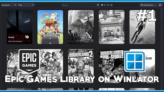 RUN Epic Games Library with Rare on Winlator 1 [upl. by Anyahc698]