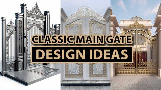 Classic Main Gate Design Ideas 2025  Iron Gate Designs  Blowing Ideas [upl. by Lyj]