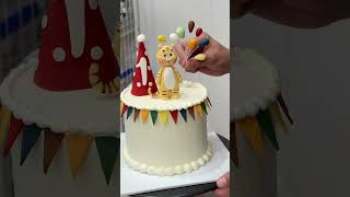 Handmade fondant creative cake making I am a cake maker Cake 🎂 shorts [upl. by Elleahcim]