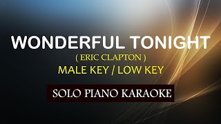 WONDERFUL TONIGHT  ERIC CLAPTON   LOWER KEY  COVERCY [upl. by Suhail360]