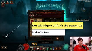 Diablo 3 Challenge Rift zum SeasonStart Totenbeschwörer Season 25 [upl. by Uaeb]