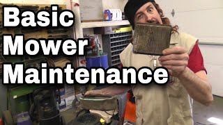 The BEST Lawn Mower Maintenance Video A Complete Guide [upl. by Eidissac]