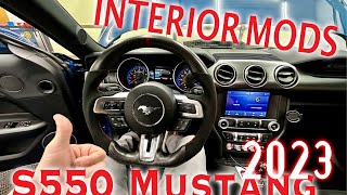 Interior Upgrades S550 Mustang GTCS [upl. by Trev859]