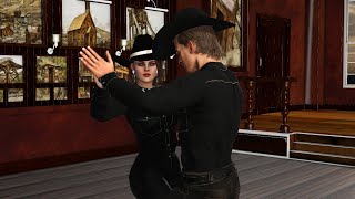 Couples Cowboy Dance Iclone 8 Animation [upl. by Lewiss102]