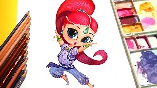 Draw ✤ SHIMMER ✤ from Shimmer and Shine [upl. by Rachael]