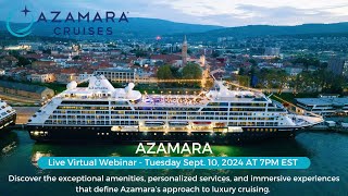 Discover the world of Luxury Cruising with Azamara [upl. by Brittney]