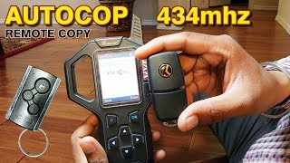 Autocop 434mhz Remote Clonning using VVDI [upl. by Trebor]