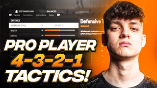 PRO PLAYER DHTEKKZ META 4321 FORMATION amp CUSTOM TACTICS  EAFC 24 ULTIMATE TEAM [upl. by Eiramik]