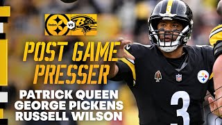 Queen Pickens amp Wilson Postgame Press Conference Week 11 vs Ravens  Pittsburgh Steelers [upl. by Ayatal]