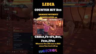 Tekken 8 Lidia combo I Lidia Counter hit combo I Lidia combo with power leveltekken8Lidiacombo [upl. by Cliff]