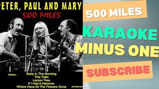 500 MILES  KARAOKE  MINUS ONE  Arman KTV [upl. by Siloum]