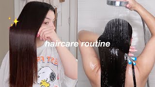 My Haircare Routine Throughout The Week For Long amp Healthy Hair [upl. by Wrdna622]