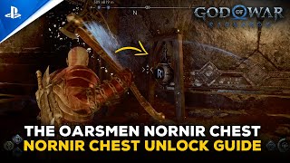 God of War Ragnarok  How To Unlock The Oarsmen Nornir Chest Guide [upl. by Dippold]