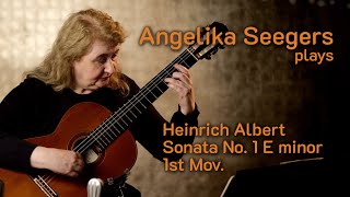 Angelika Seegers plays Heinrich Albert Sonata No 1 E minor 1st Mov on a Matthias Dammann 1991 [upl. by Llarret604]