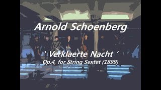 A Schoenberg  Verklaerte Nacht Transfigured Night  Op4 for String Sextet 1899 [upl. by Ner792]