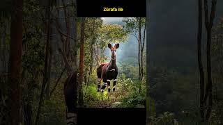 Okapi Zürafa mı Zebra mı Okapi ZürafaAkrabası ZebraDeseni KongoOrmanlar [upl. by Annadroj]