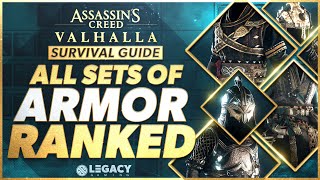 Every Armor Set Ranked  Assassins Creed Valhalla Survival Guide [upl. by Akilegna]