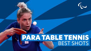 🏓 World Table Tennis Day Best Shots Compilation  Paralympic Games [upl. by Essile964]