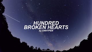 Hundred Broken Hearts English Lyrics  Enhypen [upl. by Adnwahsor417]