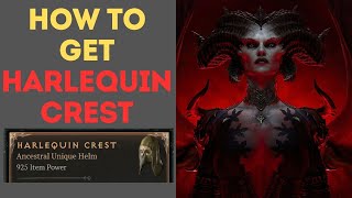 Diablo 4 How to Get Harlequin Crest [upl. by Delly291]