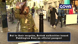 Paddington Bear receives real British passport [upl. by Talyah]