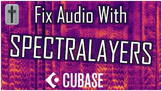 🎚️ Using Spectralayers To Clean Up Audio Cubase Tutorial [upl. by Yrojram]