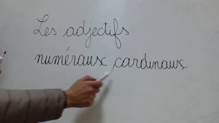 Les adjectifs numéraux cardinaux [upl. by Ahsimek]