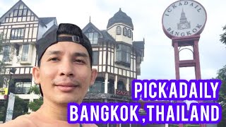 Pickadaily BangkokIam Sombat MarketThanya Park shopping mall Bangkok Thailand [upl. by Lehcor]